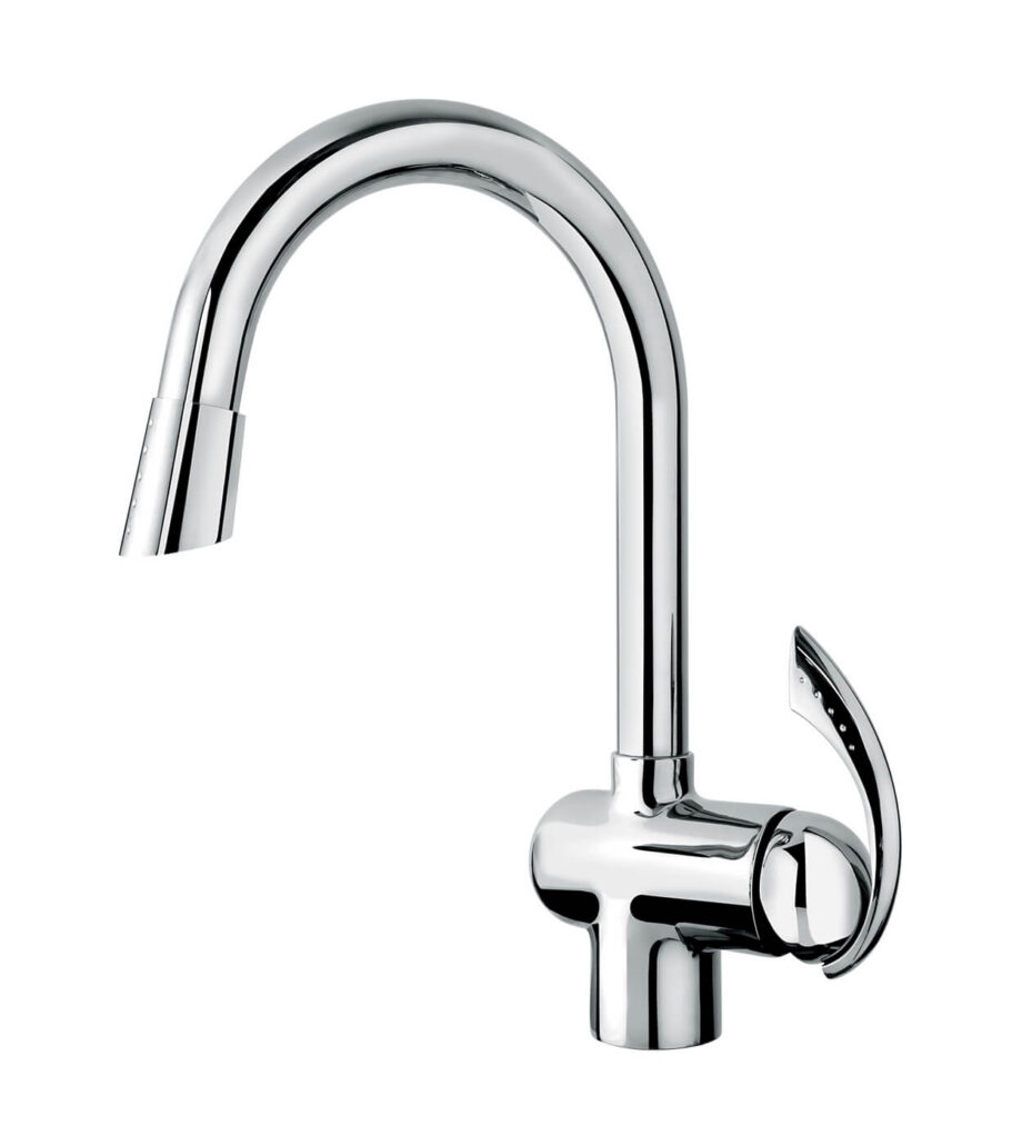 Kitchen mixer Emmevi Ramses 72066 with pull-out spray, chrome Kitchen mixer Emmevi Ramses 72066 with pull-out spray