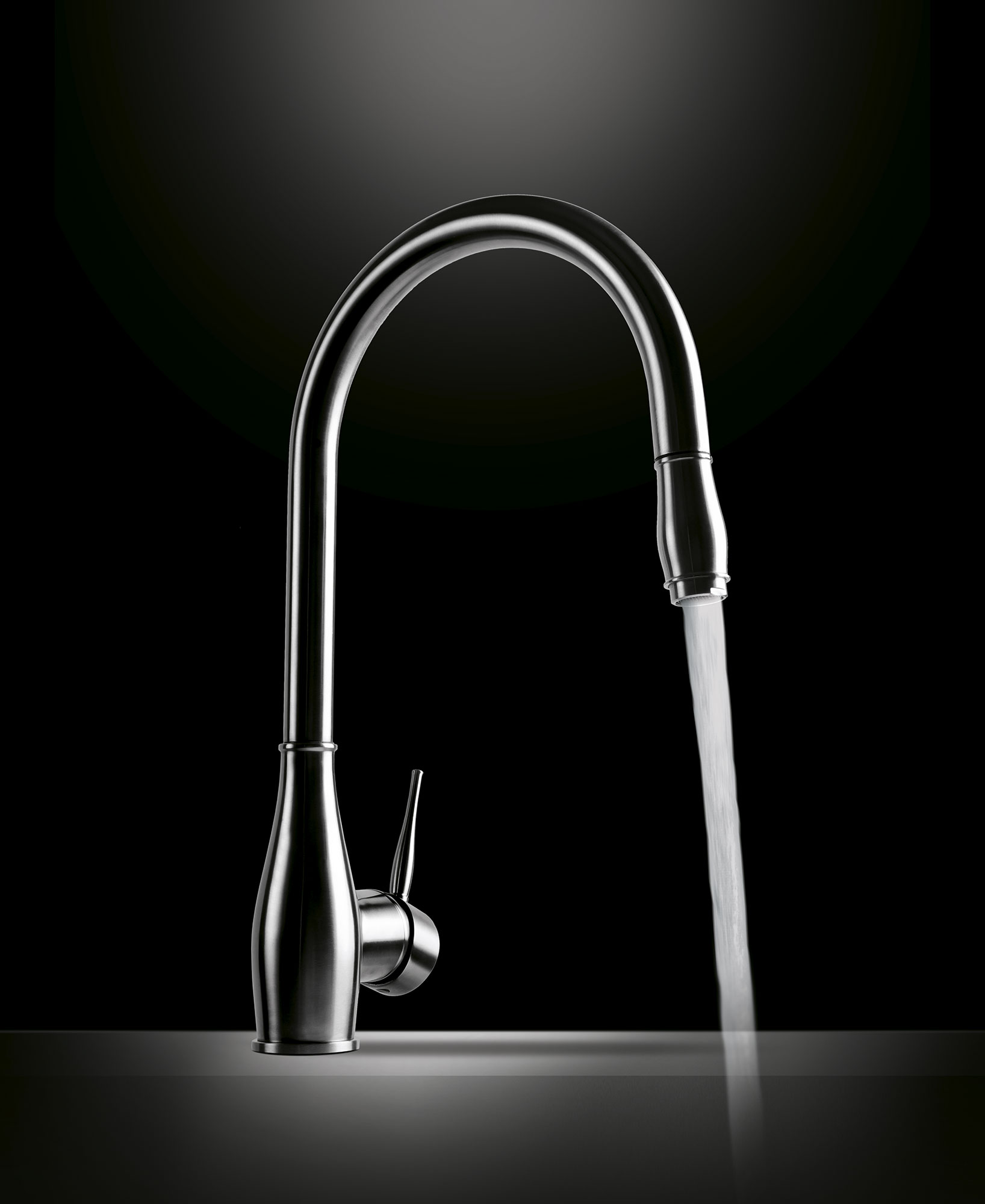 Kitchen mixer Emmevi Tiffany 64167INES with pull-out spray