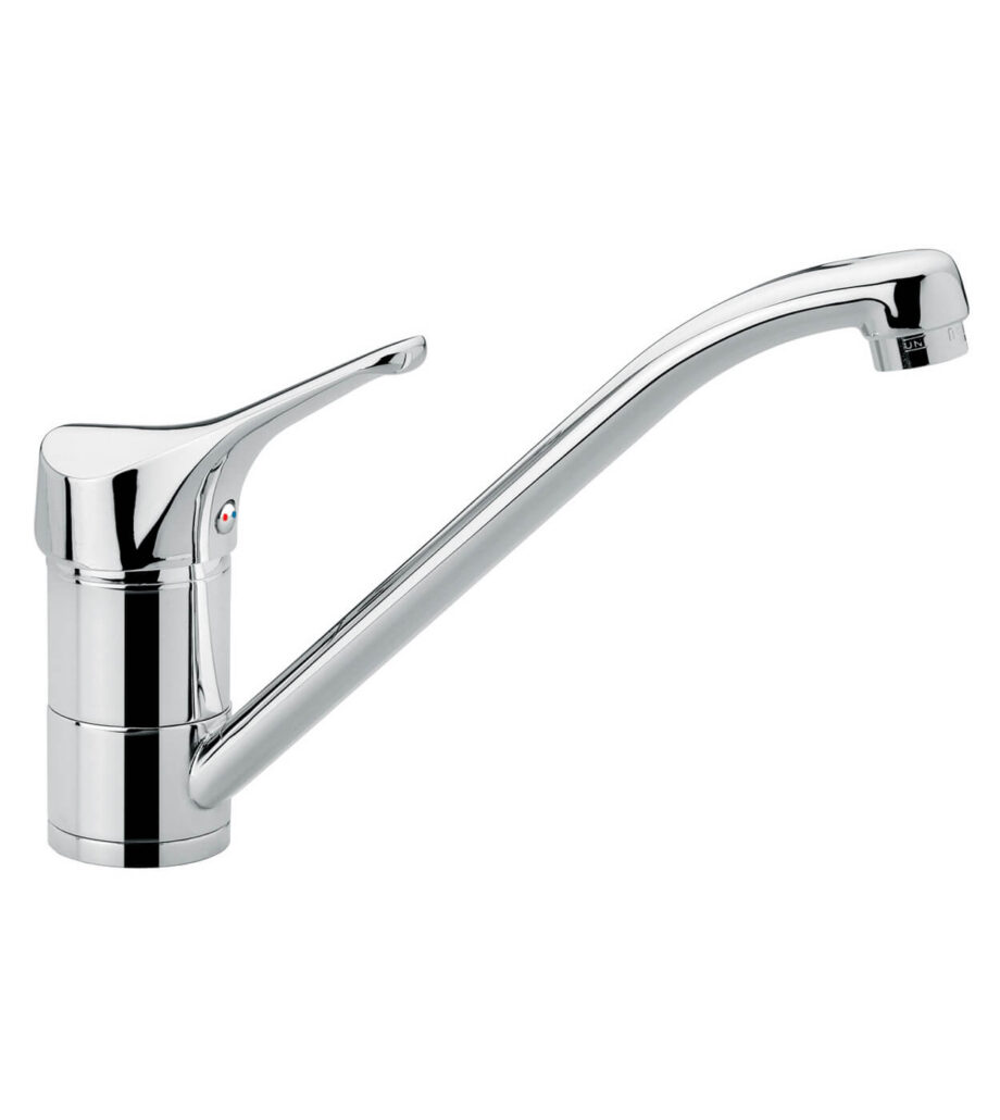 Kitchen mixer Emmevi Zeus 3007ZND with swivel spout, low pressure, chrome Kitchen mixer Emmevi Zeus 3007ZND with swivel spout, low pressure