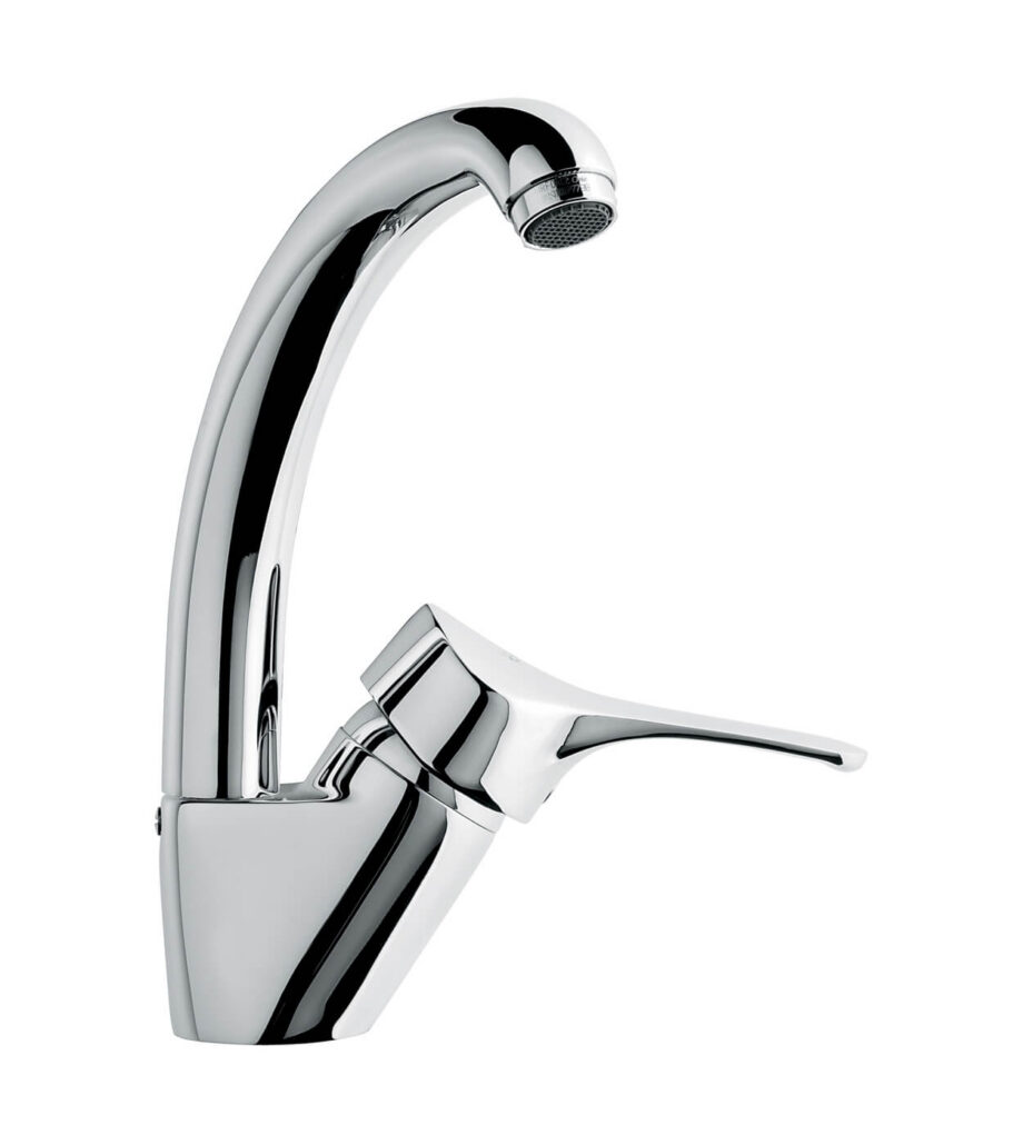 Kitchen mixer Emmevi Zeus 3087ZCC with short swivel spout, chrome Kitchen mixer Emmevi Zeus 3087ZCC with short swivel spout