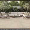 Stone-effect outdoor paving tile Tau Dorset Sand, 61x91 cm, 20 mm, sand beige, R11 – 2