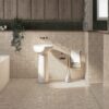 Stone-effect outdoor paving tile Tau Dorset Sand, 61x91 cm, 20 mm, sand beige, R11 – 3
