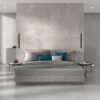 Stone-effect porcelain tile Tau Mainstone Silver, silver grey – view 2 Stone-effect matt porcelain floor tile Tau Mainstone Silver, 60x60 cm, 9 mm, silver grey, R10, rectified – 2