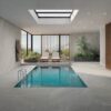 Stone effect porcelain ABK Cliff Ash, slip-resistant – view 4 Stone effect porcelain floor tile ABK Cliff Ash, 120x120 cm, 8.5 mm, natural matt, slip-resistant R10 – 4