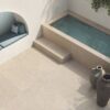 Stone effect porcelain ABK Poetry Stone Beige – view 3 Stone effect outdoor porcelain tile ABK Poetry Stone Trani Beige, 120x120 cm, 20 mm, outdoor, slip-resistant R11 – 4