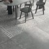 Stone effect porcelain ABK Poetry Stone Grey – view 3 Stone effect outdoor porcelain tile ABK Poetry Stone Pirenei Grey, 80x80 cm, 20 mm, outdoor, slip-resistant R11 – 4
