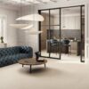Stone effect porcelain ABK Poetry Stone Trani Ivory, slip-resistant – view 5 Stone effect large porcelain slab ABK Poetry Stone Trani Ivory, 120x280 cm, 6 mm, natural matt, slip-resistant R10 – 5
