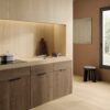 Stone effect ABK Sensi Roma Cream – view 3 Stone effect porcelain tiles ABK Sensi Roma Cream, 120x120 cm, 8.5 mm, 3D textured (antique) – 3