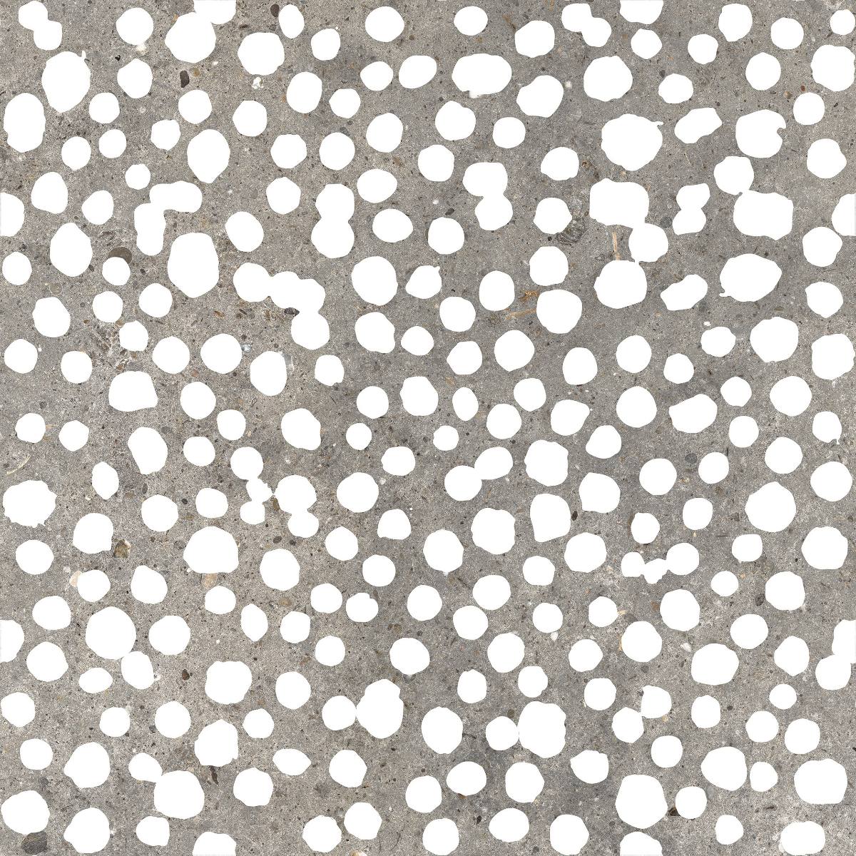 Stone effect decorative porcelain tile ABK Poetry Stone Carpet Grey, 60x60 cm, 8.5 mm, matt – 2