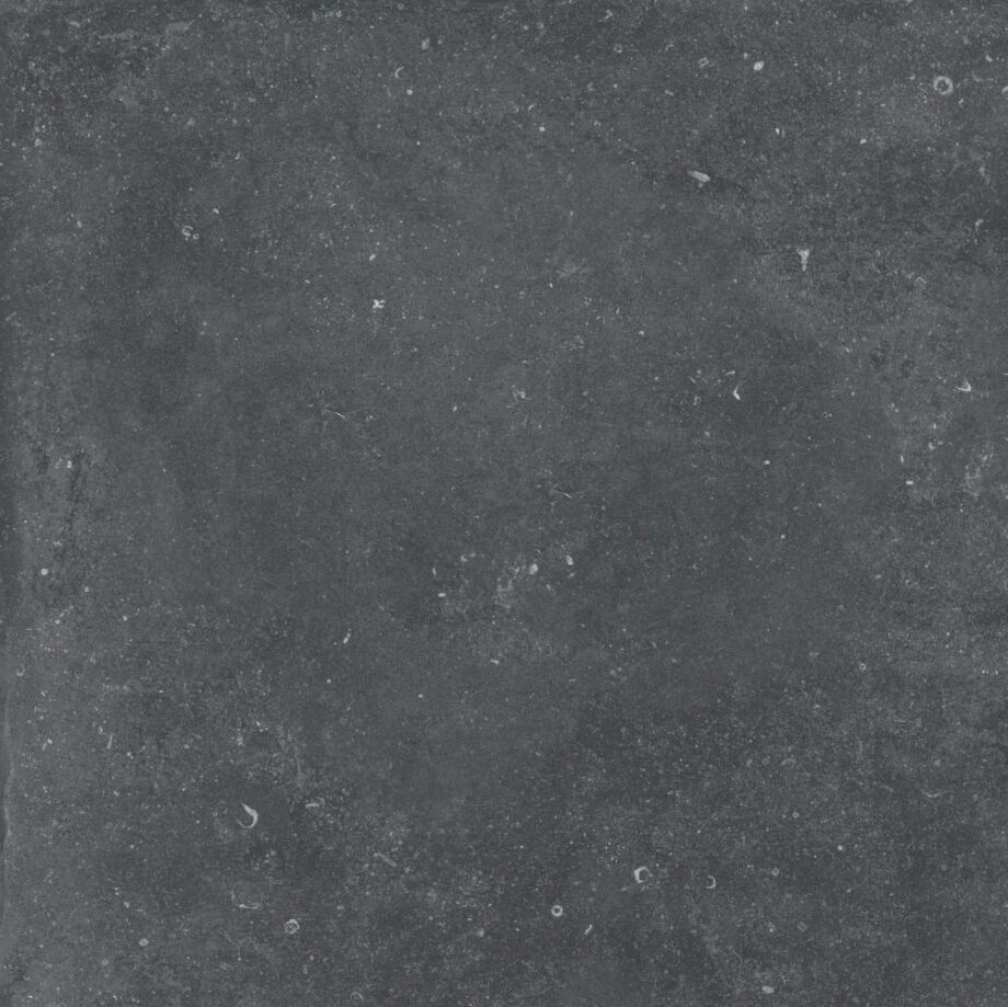 Stone effect outdoor porcelain tile ABK Belgian Stone Black, 80×80 cm, 20 mm, outdoor, slip-resistant R11 – view 2 Stone effect outdoor porcelain tile ABK Belgian Stone Black, 80x80 cm, 20 mm, outdoor, slip-resistant R11 – 2