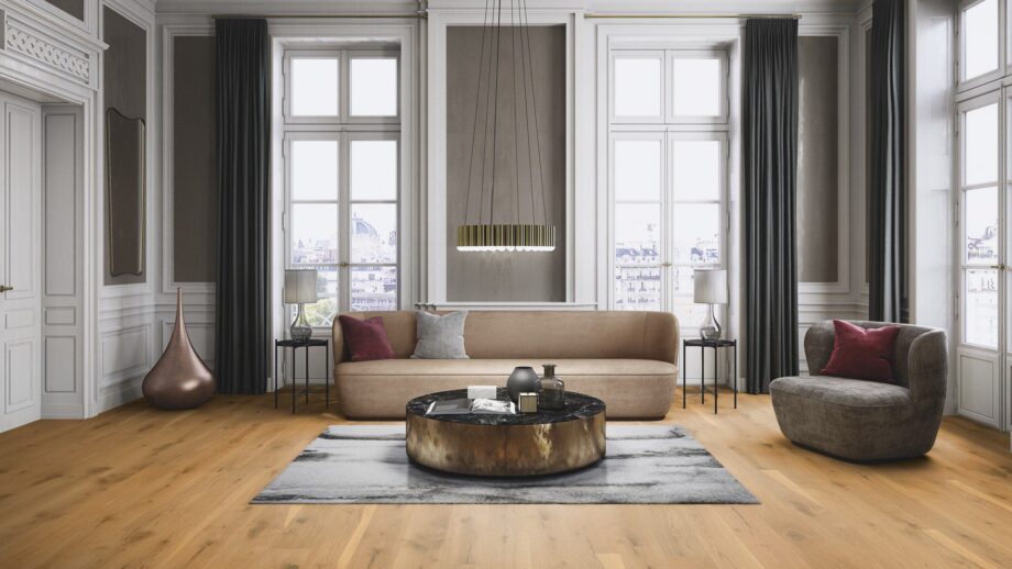 Bauwerk Casapark Oak 56 brushed oil waxed – view 7 Parquet floor Bauwerk Casapark Oak 56 brushed oil waxed 181mm – 7