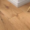 Parquet Floor Oak Markant 1-strip bevelled brushed oiled – view 2 Parquet Floor Oak Markant 1-strip bevelled brushed oiled – 2