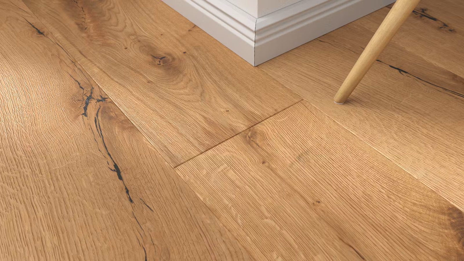 Parquet Floor Oak Markant 1-strip bevelled brushed oiled – 2