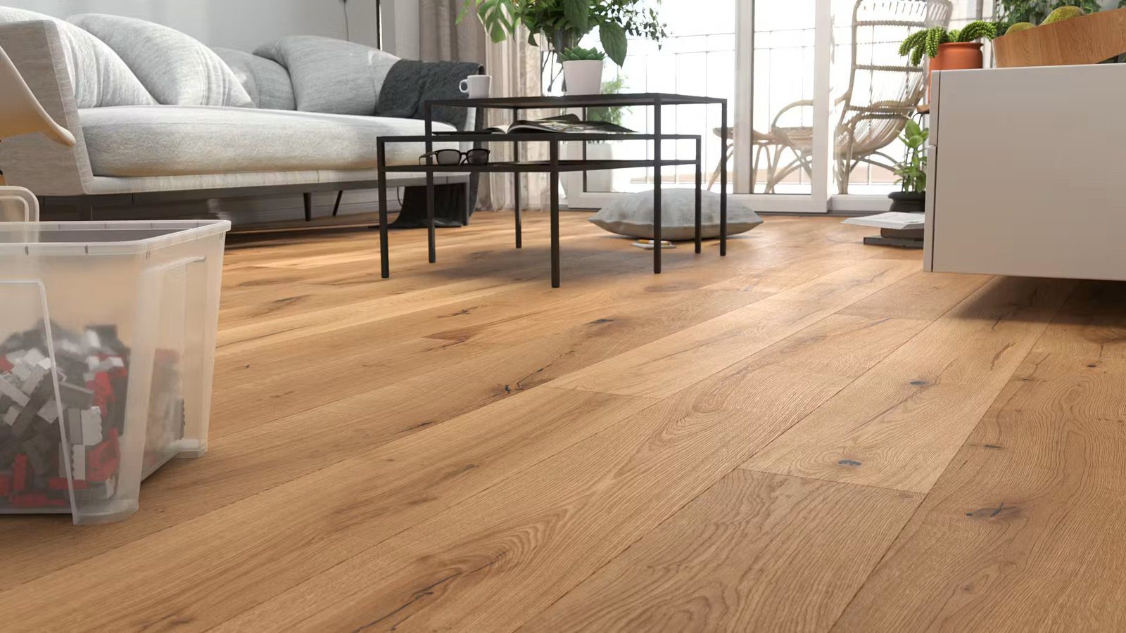 Parquet Floor Oak Markant 1-strip bevelled brushed oiled – 3