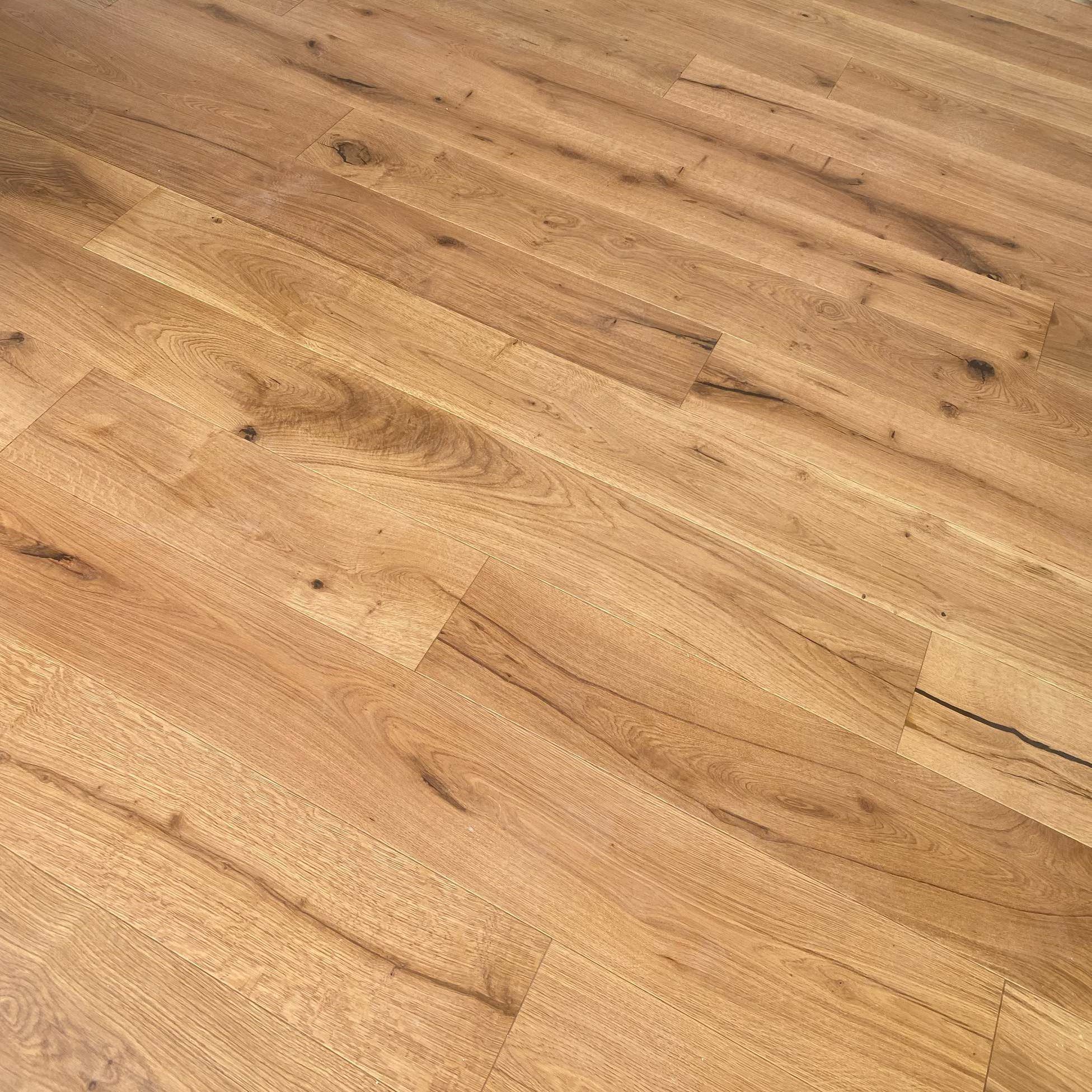Parquet Floor Oak Markant 1-strip bevelled brushed oiled – 7