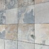 Anti-slip slate-effect porcelain floor tile Dune Ardesia Chiara Anti-Slip, 14.7×14.7 cm, 8 mm, light quartzite grey, R12 – view 2 Anti-slip slate-effect porcelain floor tile Dune Ardesia Chiara Anti-Slip, 14.7x14.7 cm, 8 mm, light quartzite grey, R12 – 2