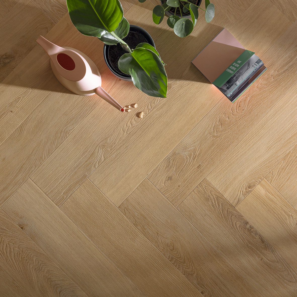 Glue-down Herringbone Vinyl Flooring Floorify Gluedown Large Anago FG619 – 4