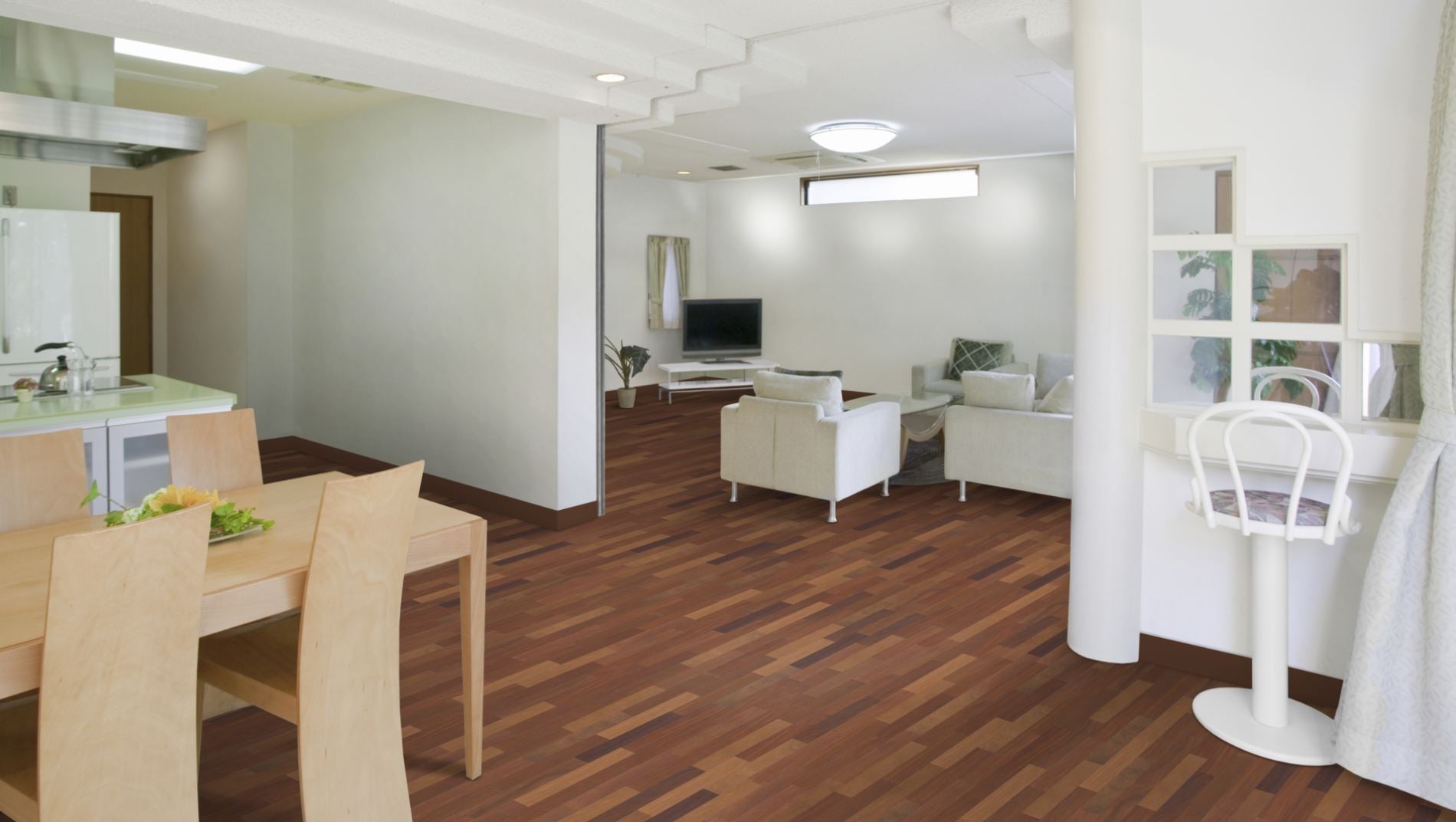 Cumaru Parquet Flooring Natur, solid strip parquet, unfinished, 15 x 70 x 500 mm – 2