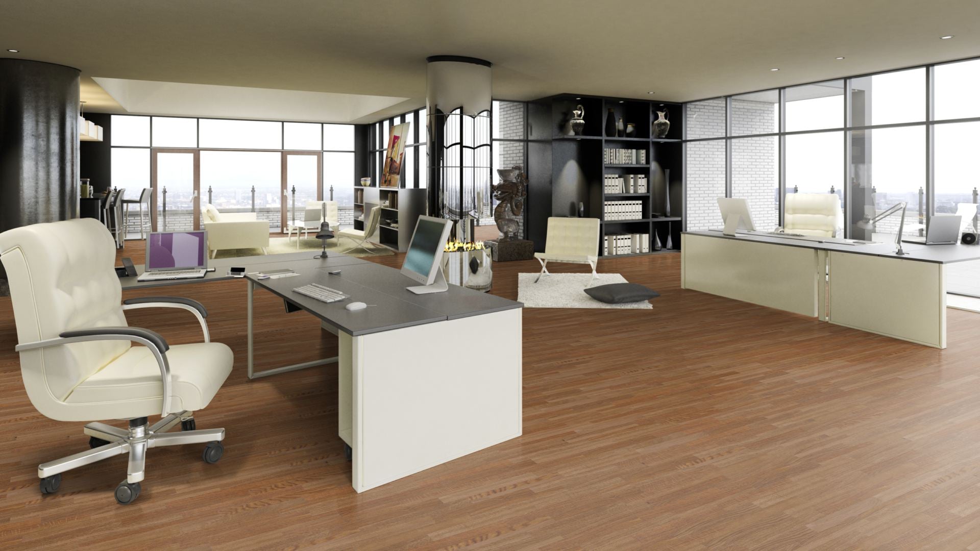 Brown Oak Parquet Flooring Naturell, solid strip parquet, unfinished, 22 x 70 x 500 mm – 2