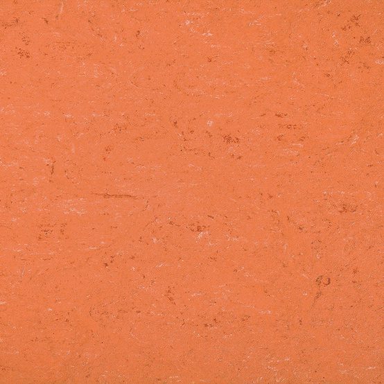 Linoleum floor Gerflor Colorette 0016 Deep Orange
