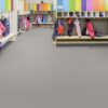 Linoleum floor Gerflor Colorette 0058 Aluminium Grey
