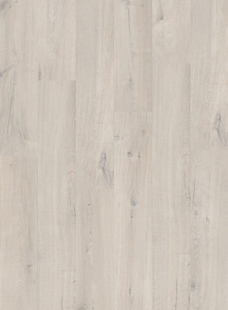LVT floor Quick-Step Bloom Cotton Oak White Blush