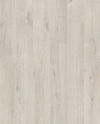 LVT Vinyl QUICK STEP, Pulse Click Plus, Cotton Oak White Blush, beveled