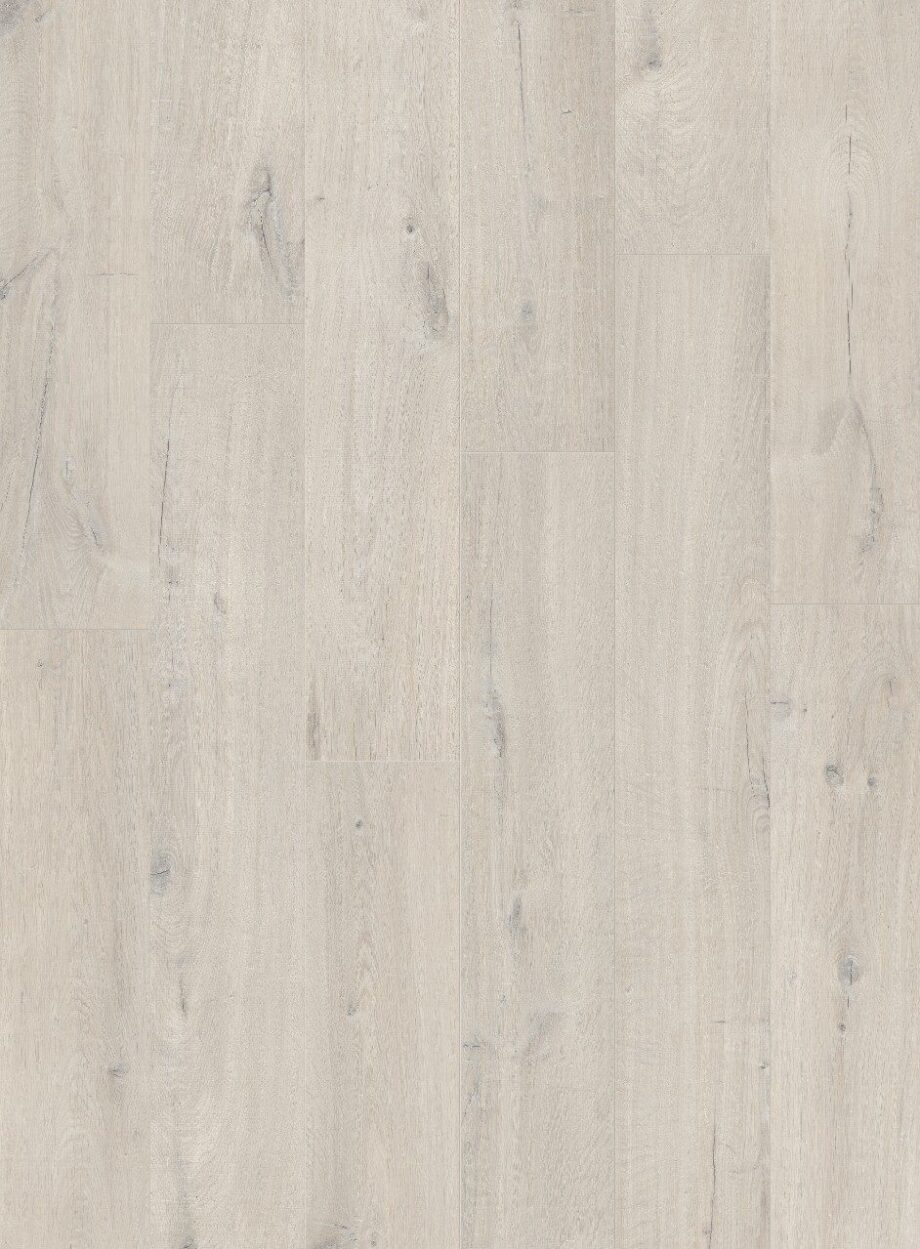 LVT Vinyl QUICK STEP, Pulse Click Plus, Cotton Oak White Blush, beveled