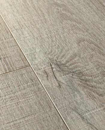 LVT Vinyl QUICK STEP, Pulse Glue Plus, Cotton oak grey with saw cuts, beveled