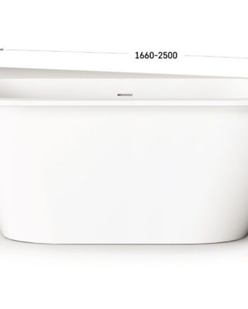 Made-to-Measure Bath PAA DECO SHAPE L, Silkstone