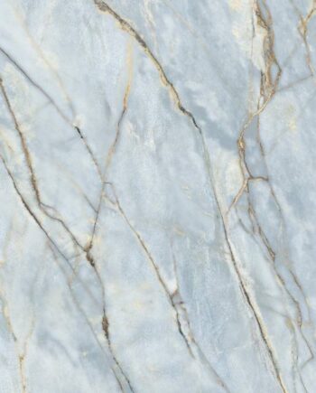 Marble effect large porcelain slab ABK Sensi Nuance Deep River bookmatch A, 120x280 cm, 6 mm, polished 3D textured (lux 3D)