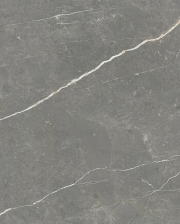 Marble-effect matt porcelain floor tile Tau Elite Graphite, 60x120 cm, 10.5 mm, graphite grey, R10, rectified