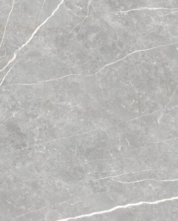 Marble-effect matt porcelain floor tile Tau Elite Gray, 90x90 cm, grey, R10, rectified