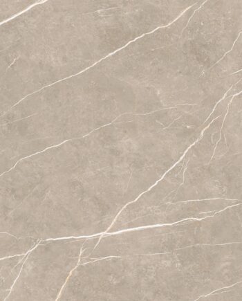 Marble-effect matt porcelain floor tile Tau Elite Greige, 120x120 cm, 9 mm, greige, R10, rectified