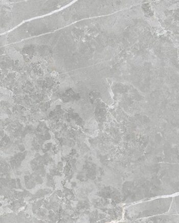 Marble-effect matt porcelain wall tile Tau Elite Gray, 9x30 cm, grey, rectified