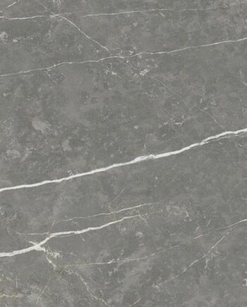 Marble-effect polished porcelain floor tile Tau Elite Graphite Pol, 30x60 cm, 9.5 mm, graphite grey, rectified