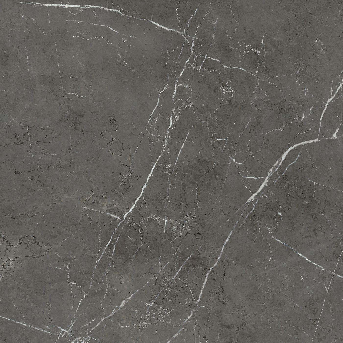 Marble effect porcelain tiles ABK Sensi 900 Stone Grey, 120x120 cm, 8.5 mm, natural matt, slip-resistant R10