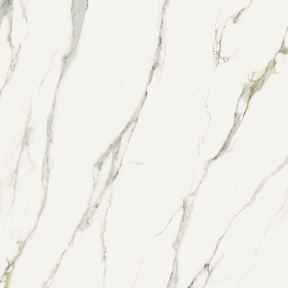 Marble effect porcelain tiles ABK Sensi Signoria Calacatta Michelangelo, 120×120 cm, 8.5 mm, polished (lux) Marble effect porcelain tiles ABK Sensi Signoria Calacatta Michelangelo, 120x120 cm, 8.5 mm, polished (lux)