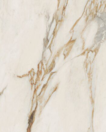 Marble effect porcelain tiles ABK Sensi Signoria Calacatta Vena Oro, 120x120 cm, 8.5 mm, polished (lux)