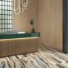 Marble effect porcelain ABK Sensi 900 Oyster Gold, polished (lux) – view 3 Marble effect porcelain tiles ABK Sensi 900 Oyster Gold, 60x120 cm, 8.5 mm, polished (lux) – 3