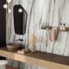 Marble effect porcelain ABK Sensi 900 Oyster White – view 4 Marble effect porcelain tiles ABK Sensi 900 Oyster White, 120x120 cm, 8.5 mm, polished (lux) – 4
