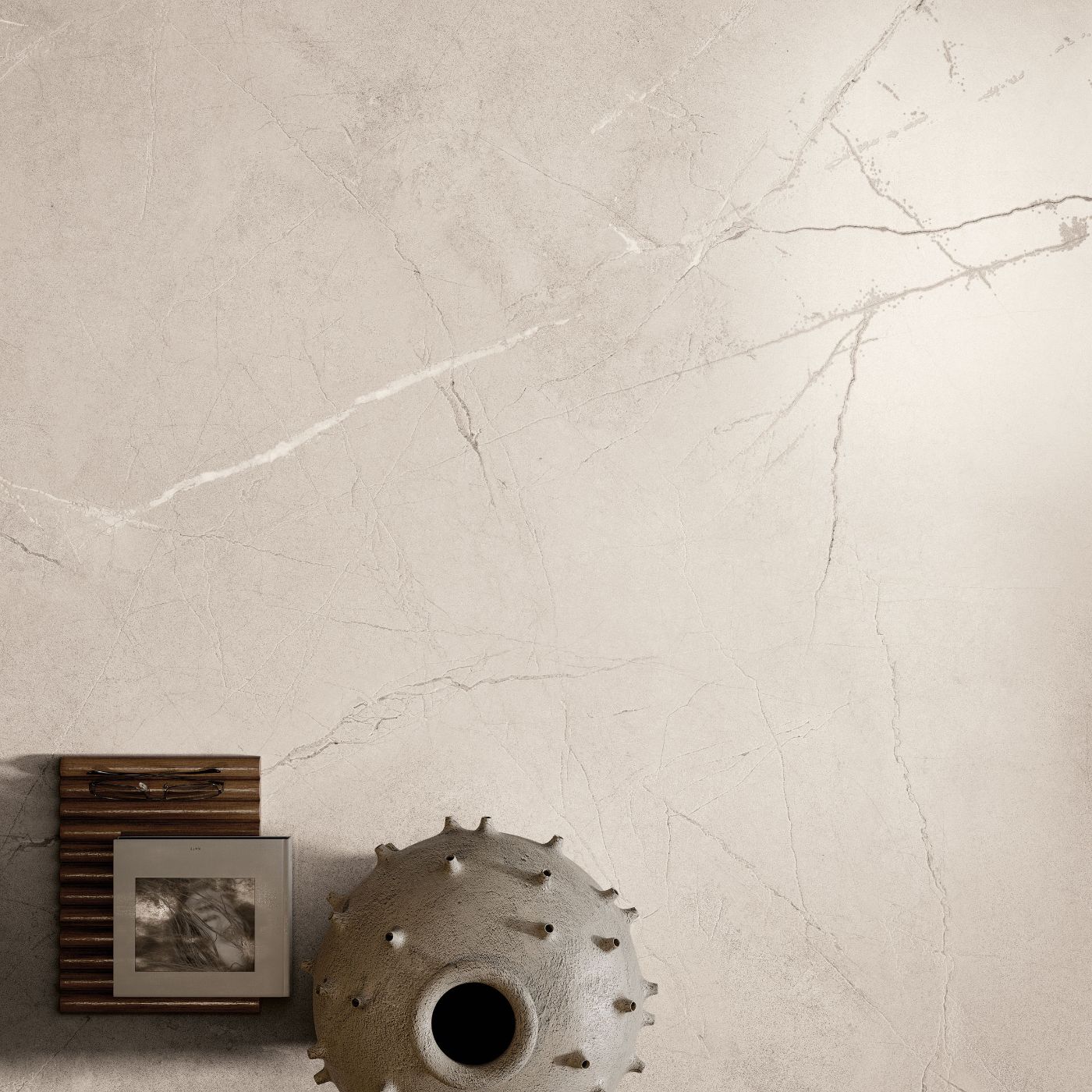 Marble effect porcelain tiles ABK Sensi 900 Pulpis Ivory, 120x120 cm, 8.5 mm, polished (lux) – 5