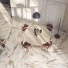 Marble effect ABK Sensi Signoria Calacatta Vena Oro – view 3 Marble effect porcelain tiles ABK Sensi Signoria Calacatta Vena Oro, 120x120 cm, 8.5 mm, polished (lux) – 3