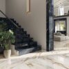 Marble effect ABK Sensi Signoria Port Gold – view 5 Marble effect porcelain tiles ABK Sensi Signoria Port Gold, 120x120 cm, 8.5 mm, polished (lux) – 5