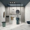 Marble effect ABK Sensi Signoria Statuario Light – view 3 Marble effect porcelain tiles ABK Sensi Signoria Statuario Light, 60x120 cm, 8.5 mm, polished (lux) – 3