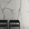 Marble effect porcelain ABK Sensi Up Statuario Versilia – view 3 Marble effect porcelain tiles ABK Sensi Up Statuario Versilia, 120x120 cm, 8.5 mm, polished (lux) – 3