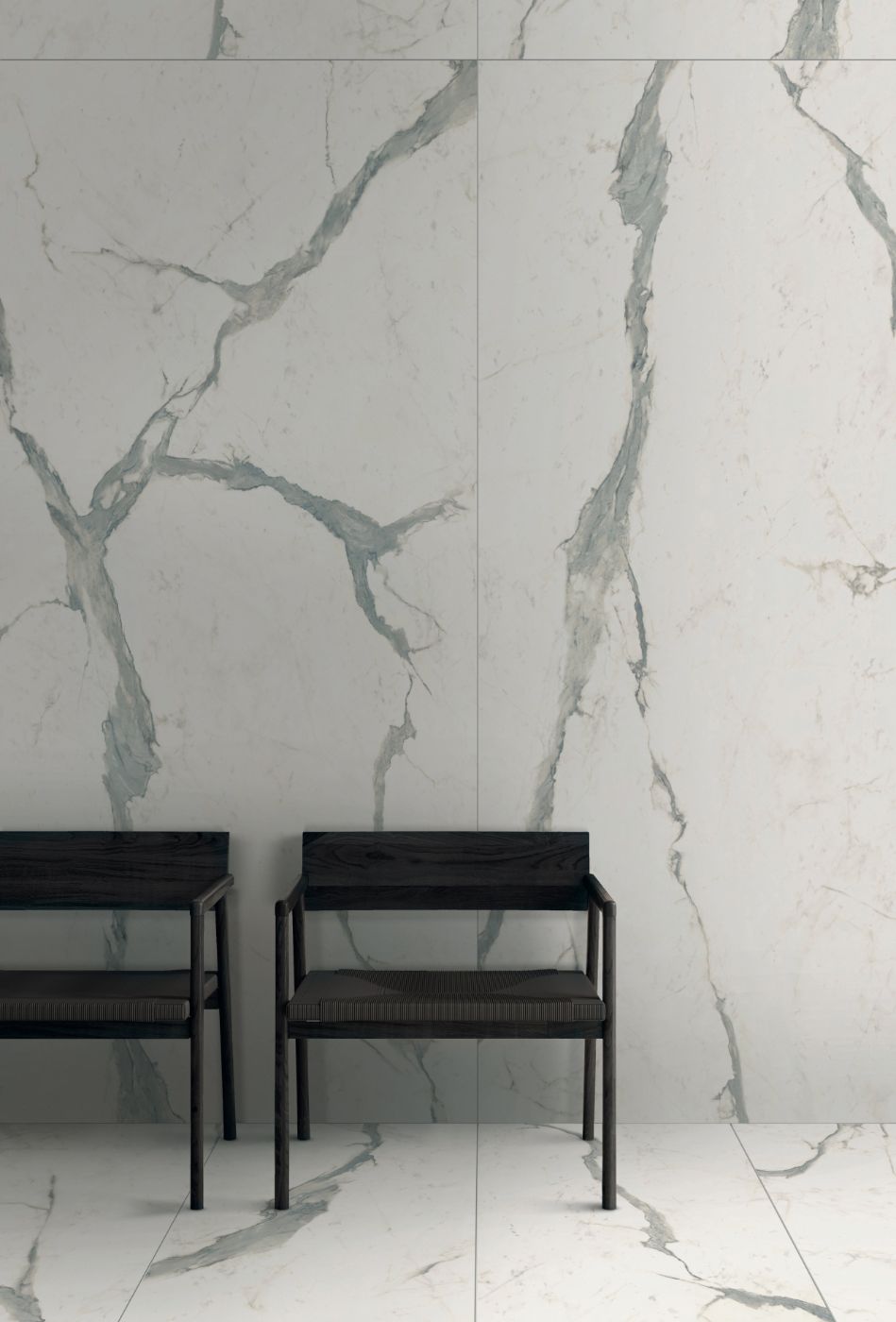 Marble effect porcelain tiles ABK Sensi Up Statuario Versilia, 120x120 cm, 8.5 mm, polished (lux) – 3
