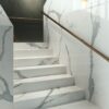 Marble effect porcelain ABK Sensi Up Statuario Versilia – view 4 Marble effect porcelain tiles ABK Sensi Up Statuario Versilia, 120x120 cm, 8.5 mm, polished (lux) – 4