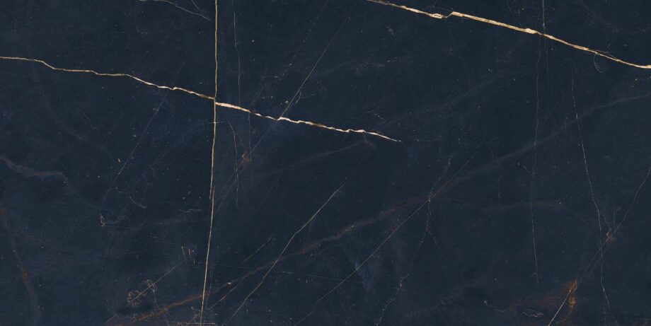 Marble effect porcelain tiles ABK Sensi 900 Precious Black, 60×120 cm, 8.5 mm, polished (lux) – view 2 Marble effect porcelain tiles ABK Sensi 900 Precious Black, 60x120 cm, 8.5 mm, polished (lux) – 2