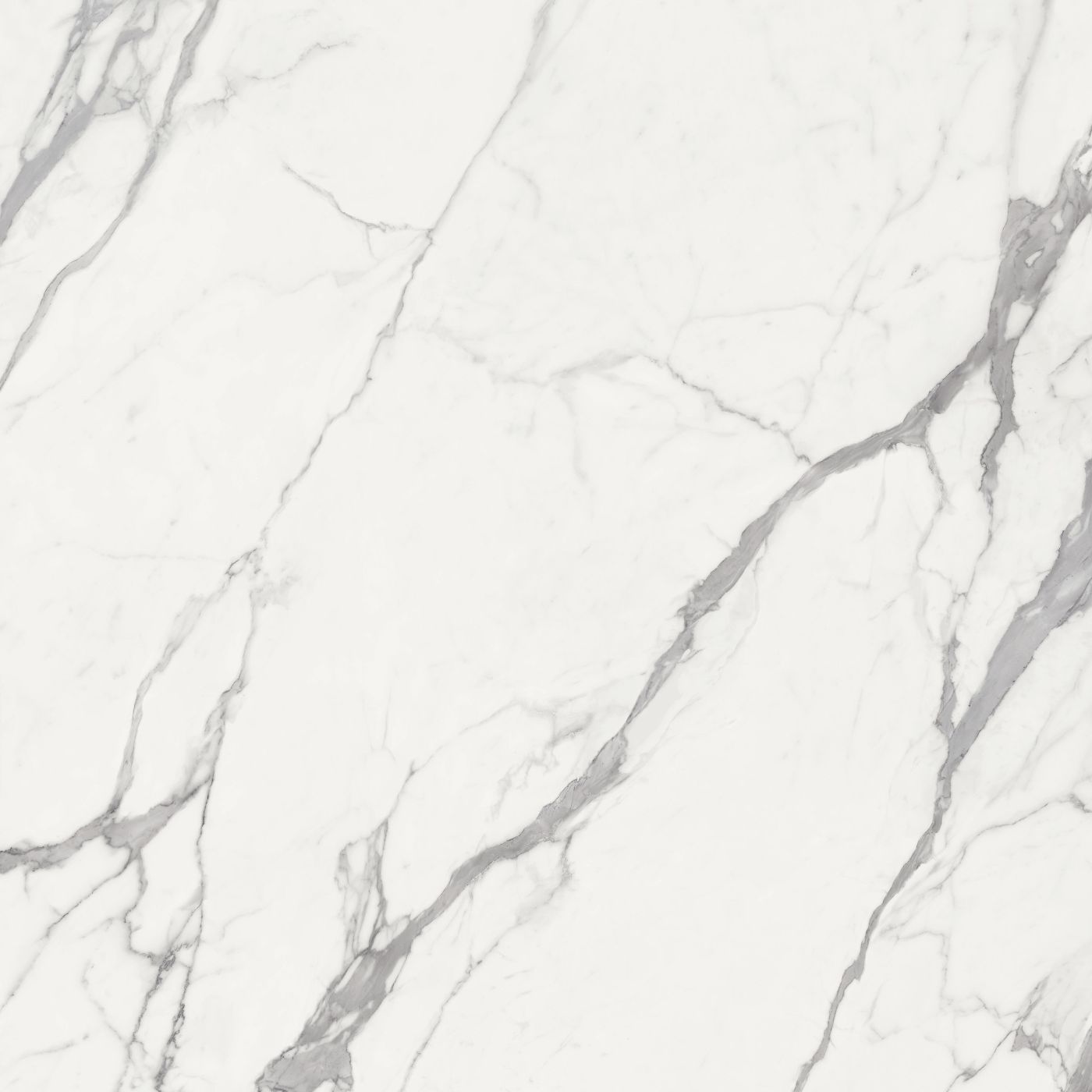 Marble effect porcelain tiles ABK Sensi Signoria Statuario Light, 120x120 cm, 8.5 mm, 3D textured (antique) – 2